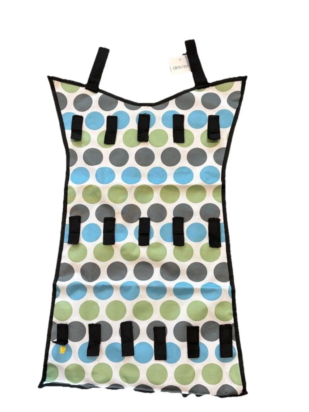 Thirty-One Gifts Polka Dot Hanging Organizer Blue, Green, Gray Cute!